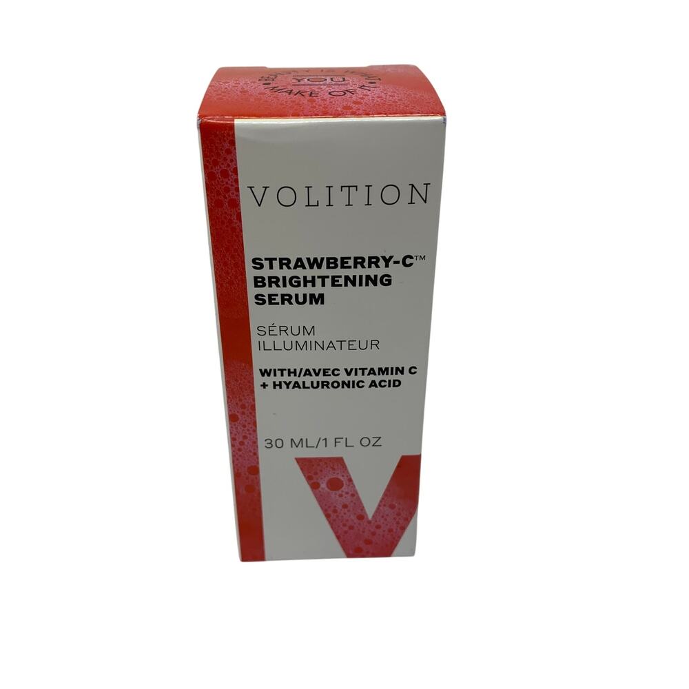 Volition Strawberry C Brightening Serum With Vitamin C + Hyaluronic Acid NEW